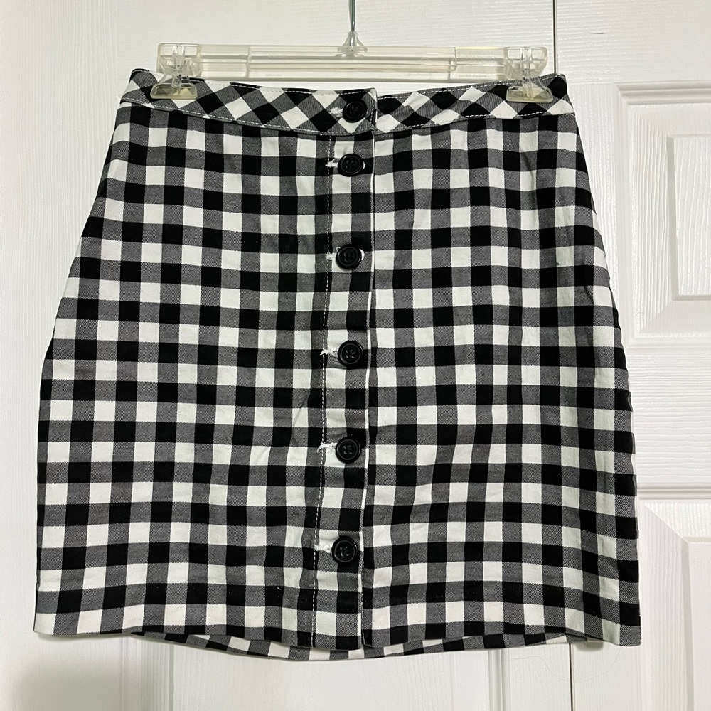 Checkered Skirt